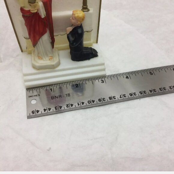 Vintage Hartland Plastics Company First Communion Cake Topper/ Statue - Picture 3 of 4